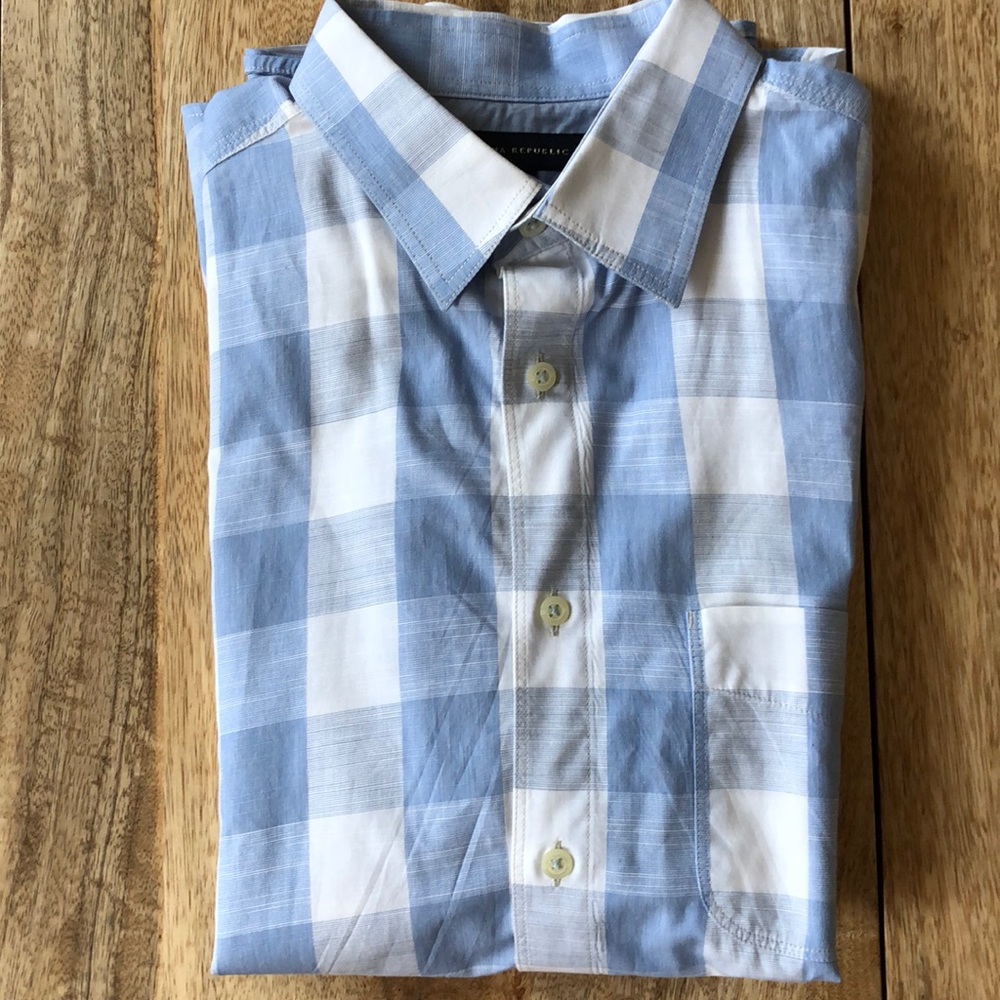 Banana Republic Large Checked Shirt